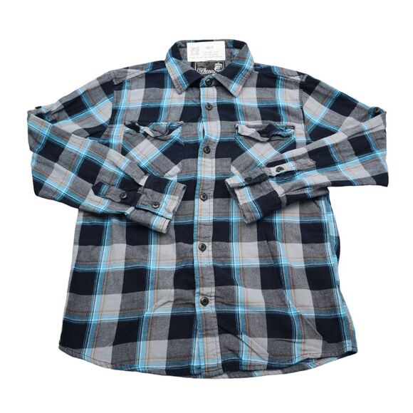 Elixir Shirt Mens L Multicolor Long Sleeve Collared Casual Button Up Cotton - Picture 1 of 16